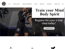 Tablet Screenshot of coquitlammartialarts.com